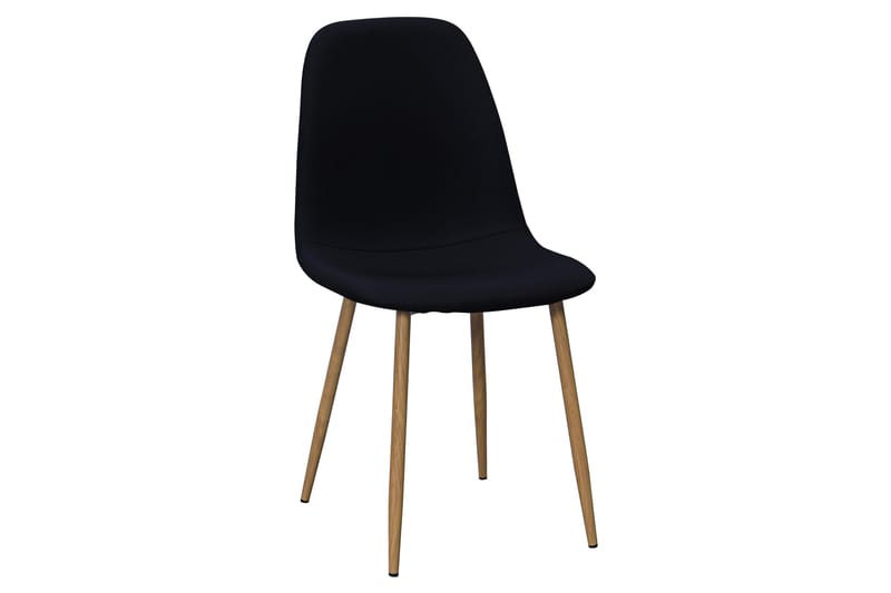 Noira Ovalt Matbord 220 cm EK +  6 st Nibe stol svart med ek ben - Natur/Svart - Products - Möbler - Bord & matgrupp - Matgrupp
