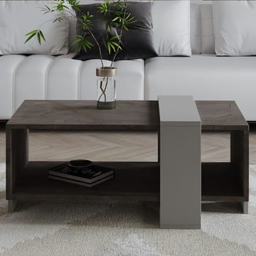 Norell Soffbord 90x40x49 cm - Gordion Marble och Grey - Products - Möbler - Bord & matgrupp - Soffbord