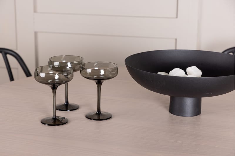 Olivia Matgrupp 110 cm Rund med 4 Dyrön stolar - Whitewash - Products - Möbler - Bord & matgrupp - Matgrupp