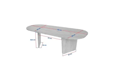 Omari Soffbord 130 cm - Beige - Products - Möbler - Bord & matgrupp - Soffbord