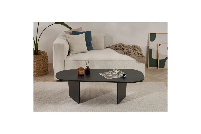 Omari Soffbord 130 cm - Svart - Products - Möbler - Bord & matgrupp - Soffbord