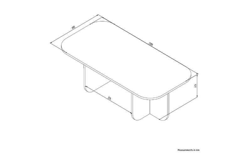 Orin Soffbord 120 cm - Beige - Products - Möbler - Bord & matgrupp - Soffbord
