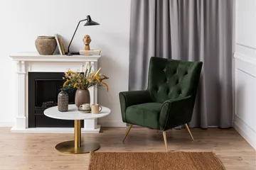 Palisades Soffbord 80 cm Rund - Vit - Products - Möbler - Bord & matgrupp - Soffbord