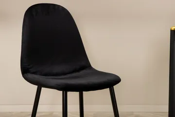 Pelle Matgrupp 190 cm inkl 6 Pontus Stolar - Svart - Products - Möbler - Bord & matgrupp - Matgrupp