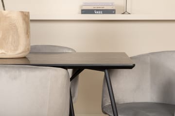 Petra Matgrupp 190 cm Rektangulär med 6 Berit stolar - Svart - Products - Möbler - Bord & matgrupp - Matgrupp