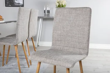 Polar Matgrupp 180 cm Rektangulär med 6 Windu Lyx stolar - Ljusgrå - Products - Möbler - Bord & matgrupp - Matgrupp