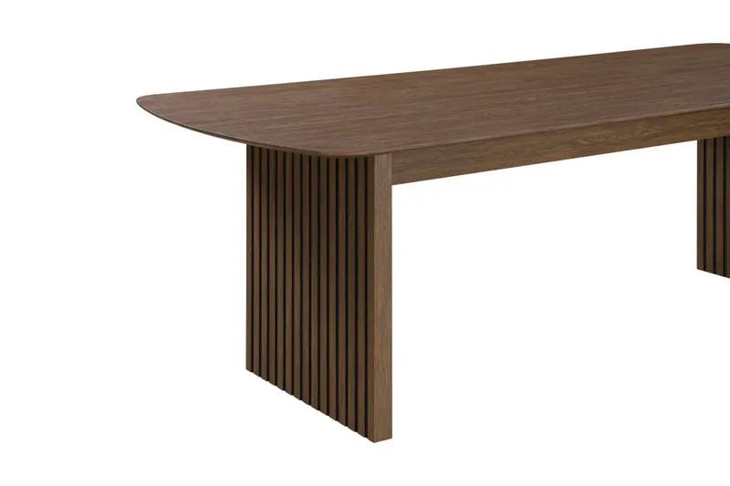 Richeto Matbord Rökt Ek 210 cm - Brun / Ribbad - Products - Möbler - Bord & matgrupp - Matbord & köksbord