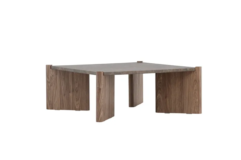 Rogaland Soffbord 100x100 cm - Brun - Products - Möbler - Bord & matgrupp - Soffbord