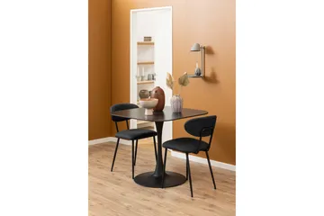 Salm Matbord 90x90 cm - Svart - Products - Möbler - Bord & matgrupp - Matbord & köksbord