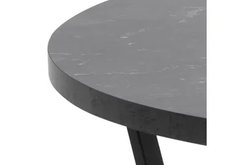 Sansi Soffbord 77 cm Rund - Svart - Products - Möbler - Bord & matgrupp - Soffbord
