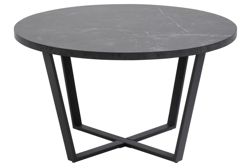 Sansi Soffbord 77 cm Rund - Svart - Products - Möbler - Bord & matgrupp - Soffbord