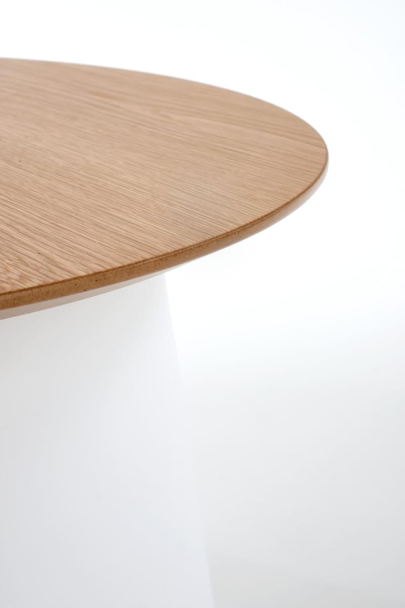 Saranda soffbord Ø69 cm - Vit - Vit - Products - Möbler - Bord & matgrupp - Soffbord