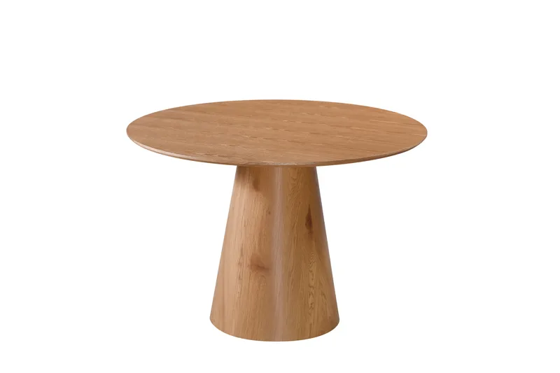 Siena Litet Matbord Runt 110cm Fanér, Ek