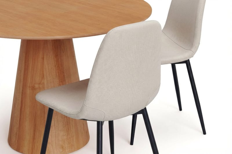 Siena Matgrupp runt 110 cm Ek med 4 Nibe Matstolar - Ek - Products - Möbler - Bord & matgrupp - Matgrupp