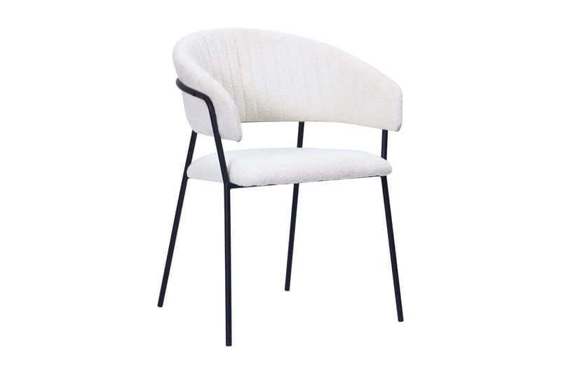 Siena Matgrupp runt 110 cm Svart med 4 Karol Matstolar - Svart - Products - Möbler - Bord & matgrupp - Matgrupp