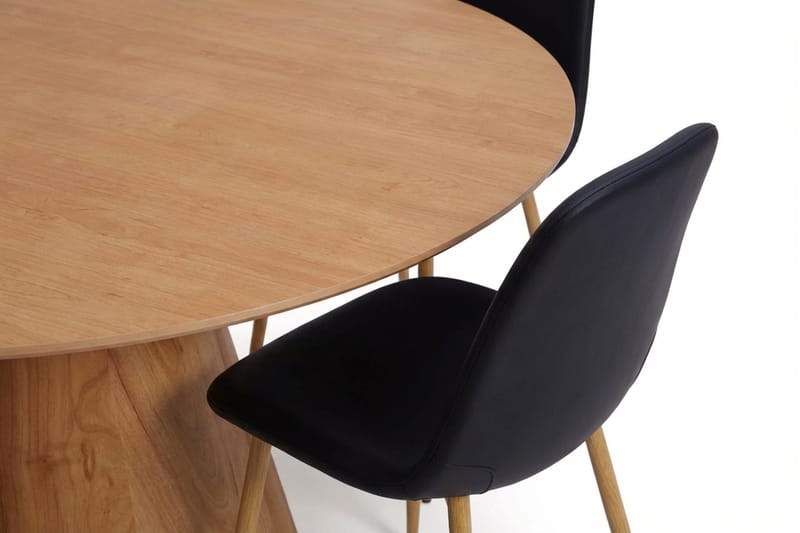 Siena Matgrupp runt 130 cm Ek med 6 Nibe Matstolar - Ek - Products - Möbler - Bord & matgrupp - Matgrupp