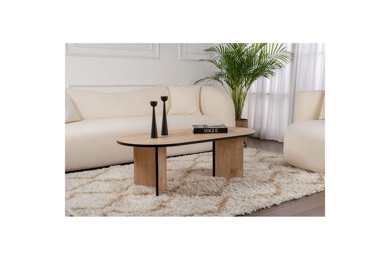 Soffbord Hasina Safirek Svart - Safirek Svart - Products - Möbler - Bord & matgrupp - Soffbord