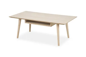 Myrviken Soffbord 115 cm - Vitpigmenterad Ek - Products - Möbler - Bord & matgrupp - Soffbord - Soffbord med förvaring