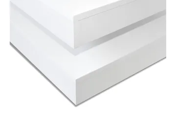 Stoliv Soffbord 70 cm Vridbart med Förvaring Hylla - Vit - Products - Möbler - Bord & matgrupp - Soffbord - Soffbord med förvaring