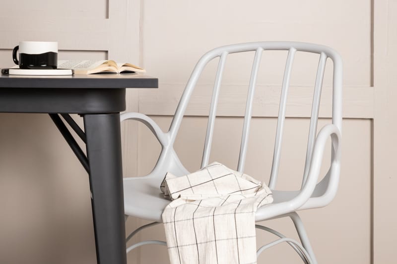 Tempe Matgrupp 80 cm Rektangulär med 2 Dyrön stolar - Svart - Products - Möbler - Bord & matgrupp - Matgrupp