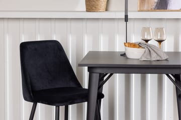 Tempe Matgrupp 80 cm Rektangulär med 2 Night stolar - Svart - Products - Möbler - Bord & matgrupp - Matgrupp