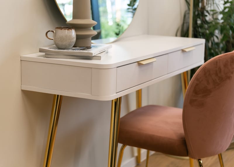 Walia Sminkbord 113 cm - Vit - Products - Möbler - Bord & matgrupp - Sminkbord & toalettbord