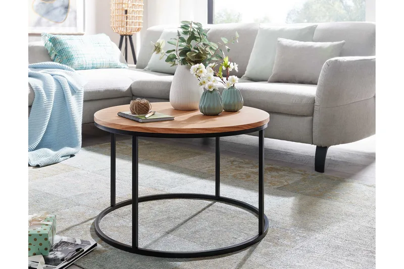 Wilhem Soffbord 70 cm Rund - Natur - Products - Möbler - Bord & matgrupp - Soffbord