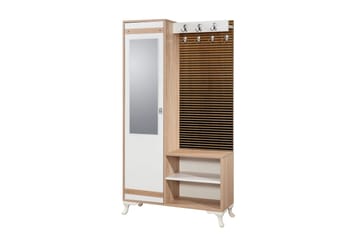 Brokind Klädförvaring 100 cm - Brun - Products - Möbler - Hallmöbler - Möbelset för hall & entre