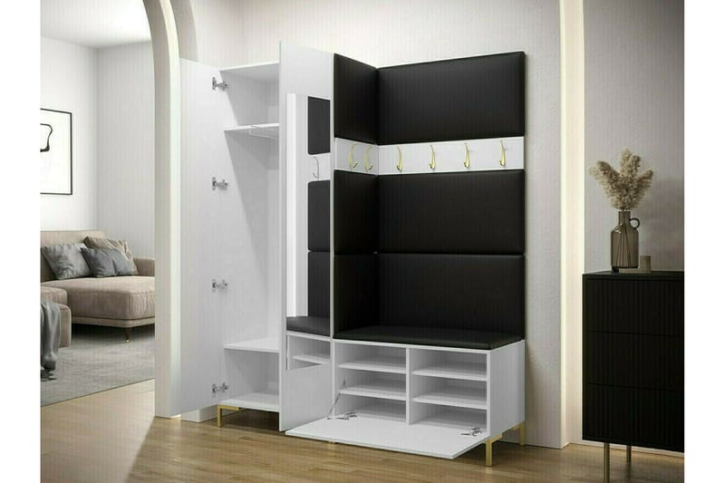 Dunvegan Hallmöbelset 158x46 cm - Mörkbrun - Products - Möbler - Hallmöbler - Möbelset för hall & entre