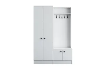 Erickslund Hallmöbelset - Vit - Products - Möbler - Hallmöbler - Möbelset för hall & entre