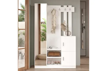 Hialeh Hallmöbelset - Vit - Products - Möbler - Hallmöbler - Möbelset för hall & entre