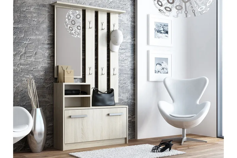 Nesebar Hallmöbel 85 cm, Trä