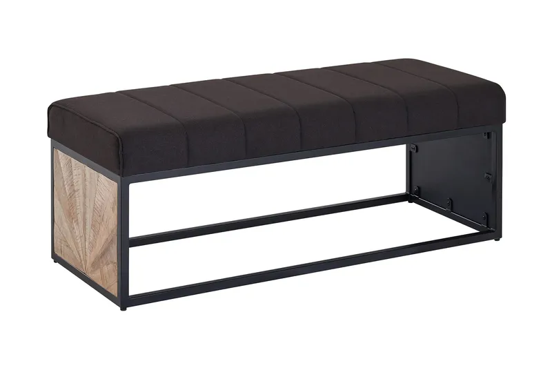 Tultered Sittbänk 105 cm, Svart