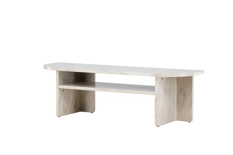 Ålesund Travertin Tv-bänk 140x40 cm - Beige - Products - Möbler - TV- & Mediamöbler - TV bänk & mediabänk