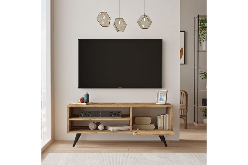 Aniza Tv-bänk 110 cm - Natur - Products - Möbler - TV- & Mediamöbler - TV bänk & mediabänk