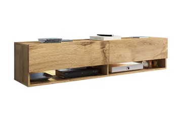 Brya TV-bänk 140x31x30 cm - Beige/Vit - Products - Möbler - TV- & Mediamöbler - TV bänk & mediabänk