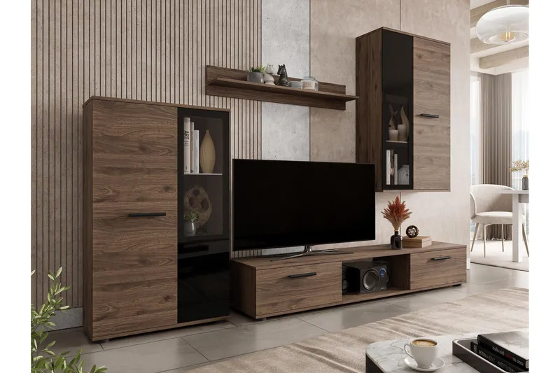 Bunta Tv-möbelset, Rosa