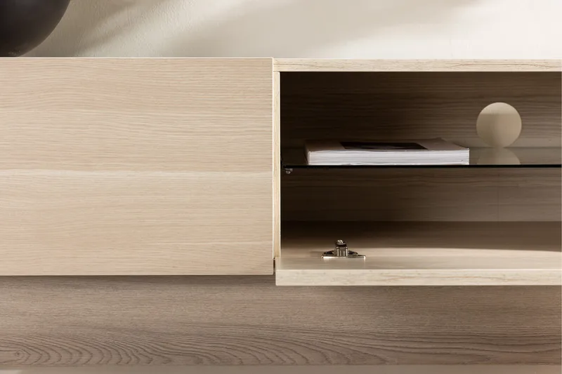 Cuenca Tv-bänk 160x47 cm - Vit - Products - Möbler - TV- & Mediamöbler - TV bänk & mediabänk