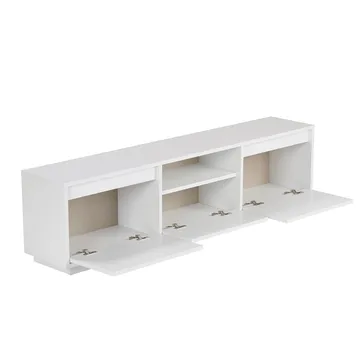 Domar Tv-bänk 160 cm - Naturligt vit - Products - Möbler - TV- & Mediamöbler - TV bänk & mediabänk