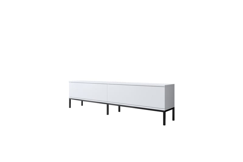 Dorlord Tv-bänk 180 cm - Vit/Svart - Products - Möbler - TV- & Mediamöbler - TV bänk & mediabänk