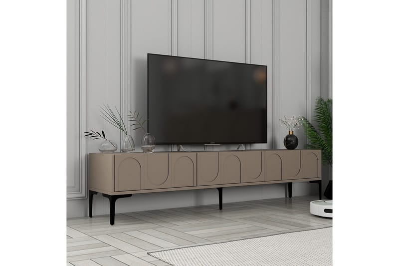 Hazim Tv-bänk 180 cm - Svart - Products - Möbler - TV- & Mediamöbler - TV bänk & mediabänk