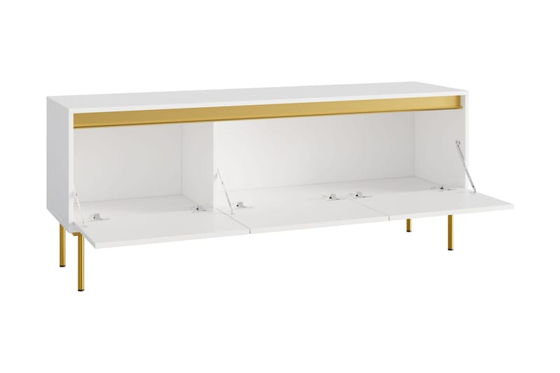 Hollander Tv-bänk 150 cm - Svart/Guld - Products - Möbler - TV- & Mediamöbler - TV bänk & mediabänk