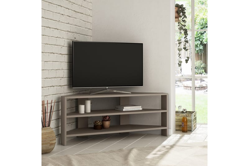 Homitis Tv-bänk 114 cm - Brun - Products - Möbler - TV- & Mediamöbler - TV bänk & mediabänk