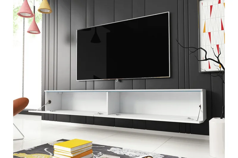 Kanak Tv-bänk 180 cm - Grå - Products - Möbler - TV- & Mediamöbler - TV bänk & mediabänk