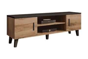 Kardos Tv-möbelset 160 cm - Natur/Svart - Products - Möbler - TV- & Mediamöbler - TV-möbelset