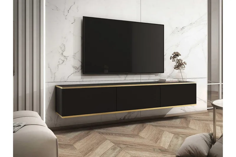 Klinkerville Tv-skåp 175 cm - Svart - Products - Möbler - TV- & Mediamöbler - TV-skåp