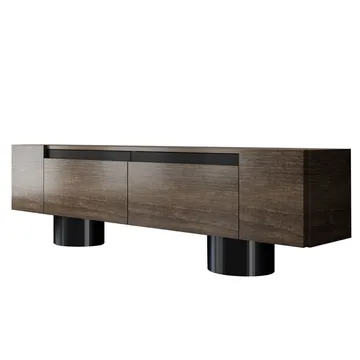 Kumail Tv-bänk 180 cm - Brun/Svart - Products - Möbler - TV- & Mediamöbler - TV bänk & mediabänk