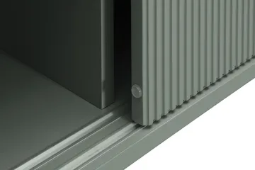 Matterhorn Smal tv-bänk med förvaring 40 cm djup 157 cm bred 58 cm hög - Grön - Products - Möbler - TV- & Mediamöbler - TV bänk & mediabänk