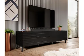 Novaj Tv-skåp 155 cm - Svart - Products - Möbler - TV- & Mediamöbler - TV-skåp