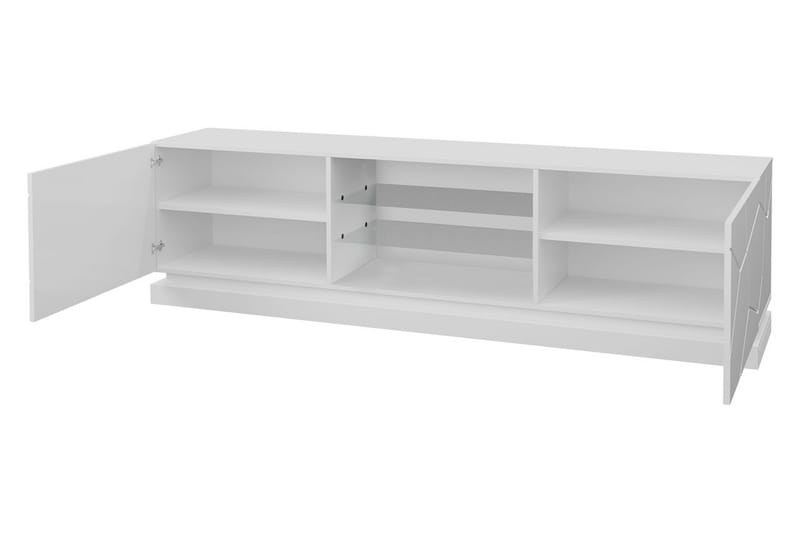 Qiu Tv-bänk 200 cm - Vit - Products - Möbler - TV- & Mediamöbler - TV bänk & mediabänk